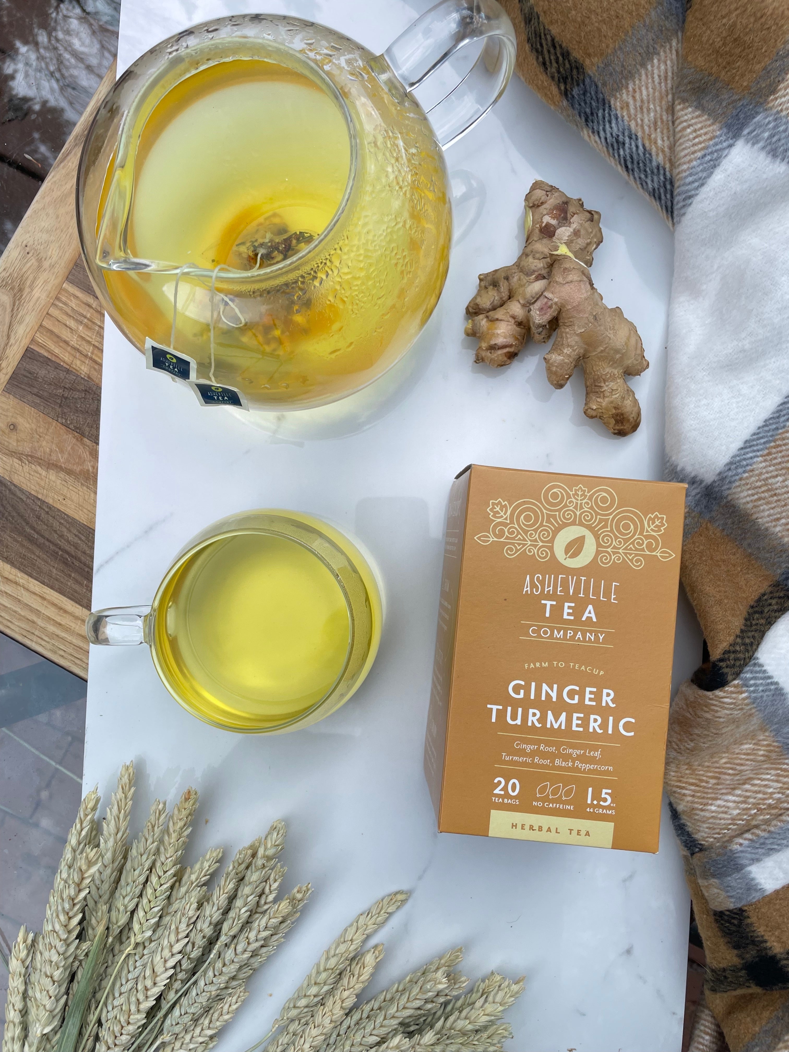 Ginger Turmeric - Tea Box – Asheville Tea Company
