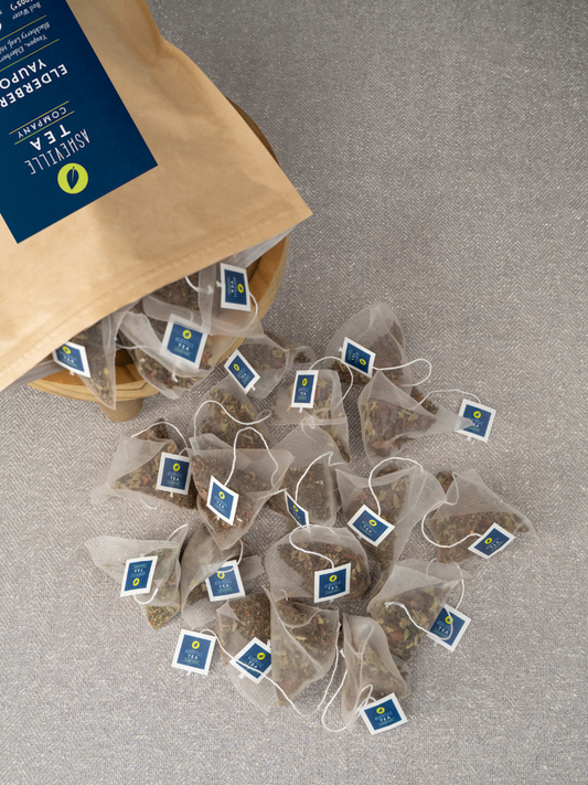 Elderberry Yaupon - 50 Unwrapped Tea Bags